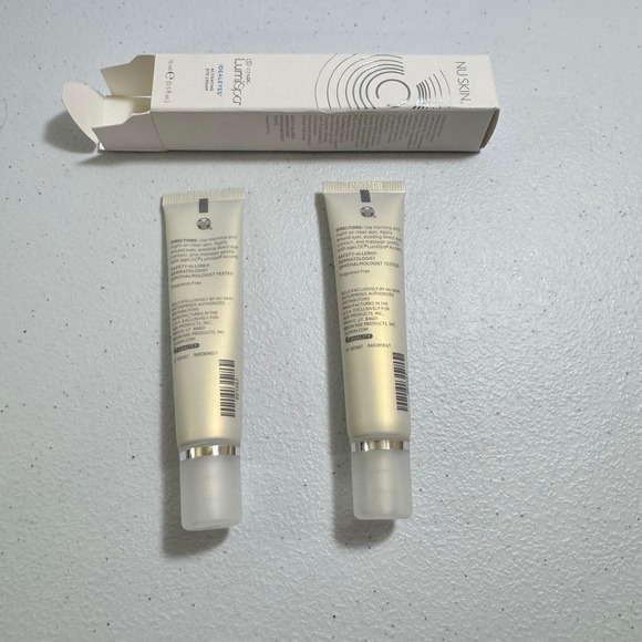 New Nu Skin ageLOC LumiSpa IDEALES Activating Eye Cream 2x 15ml 05 oz OLDSTOCK